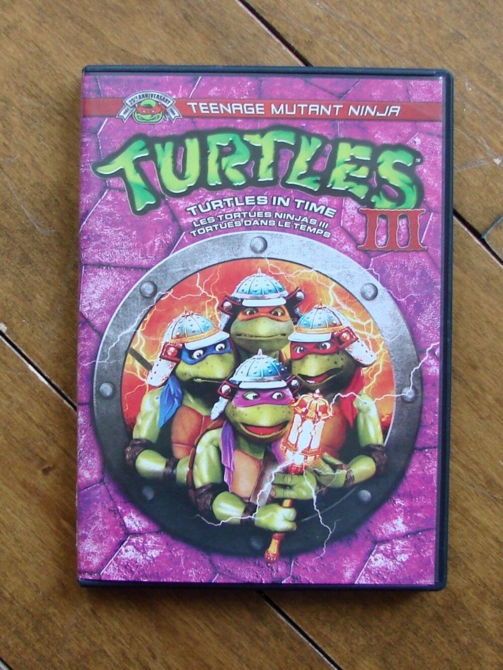 Teenage Mutant Ninja Turtles Turtles in Time III DVD Movie TMNT Cartoon